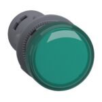 Schneider XA2EVF3LC | Round pilot light Ø 22 - green - integral LED - 110 V AC - screw clamp terminals