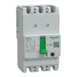 Schneider G12F3A25 | Circuit breaker, GoPact MCCB 125, 3 poles, 30kA at 415VAC, 25A rating, TMD trip unit, adjustable thermal protection
