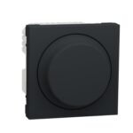 Schneider NU351454 | Dimmer, New Unica, rotary push type, anthracite