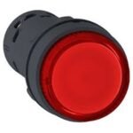 Schneider XB7EW3461 | red illuminated pushbutton + 22 spring return - 250 V - 1NO