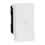 Schneider M3TB31_BP_1M | Doorbell Switch, Miluz E, 10A, 250V, 1 module, White