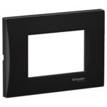 Schneider LMR7263003 | Easy Styl Cover Frame Mode 3 Modules Black