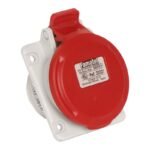 23331 | Famatel 16A 5 Pin 415V IP44 Angled Panel Socket