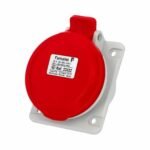 23332 | Famatel 32A 4 Pin 415V IP44 Angled Panel Socket
