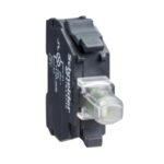 Schneider ZBVB5 | Light block for head 22mm, Harmony XB4, orange, integral LED, 24V AC DC