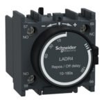 ladr4 | LADR4 Product picture Schneider Electric  1  videos Time delay auxiliary contact block, TeSys D, 1NO + 1NC, off delay 10-180 s, front mounting, screw terminals