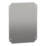 Schneider NSYMM43 | Plain mounting plate H400xW300mm made of galvanised sheet steel