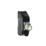 Schneider ZBVB1 | Light block, Harmony XB4 XB5, white, for head 22mm, universal LED, screw clamp terminals, 24V AC DC