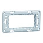 Schneider NU7104 | New Unica, fixing frame, zamak, 4 modules 1 gang