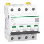 Schneider A9F94440 | Miniature circuit-breaker, Acti9 iC60L, 4P, 40 A, C curve, 15000 A (IEC 60898-1), 20 kA (IEC 60947-2)