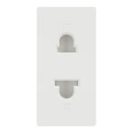 Schneider M3TB426_US | Universal Socket, Miluz E, 16A, 250V, 2 Pin, 1 Module, White
