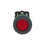 Schneider XB5FW34B5 Harmony | Illuminated push button, Harmony XB5, antimicrobial, plastic, red, 30mm, universal LED, 1NO + 1NC, 24V AC DC