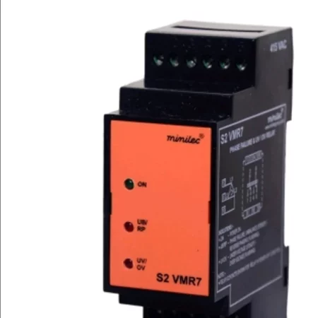 Minilec S2 VMR 7 | Phase Failure Relay with Fixed Under & Over Voltage