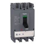 Schneider LV540505. | circuit breaker EasyPact CVS400F, 36 kA at 415 VAC, 400 A rating ETS 2.3 electronic trip unit, 3P 3d