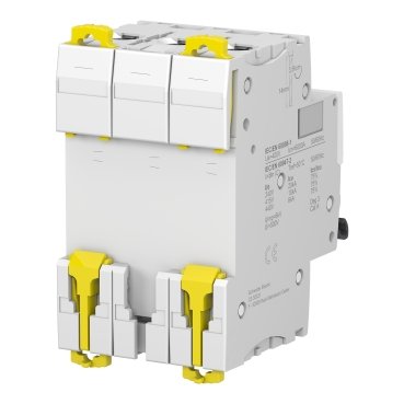 Schneider A9F77363 | Miniature circuit-breaker, Acti9 iC60N, 3P, 63 A, C curve, 6000 A (IEC 60898-1), 10 kA (IEC 60947-2) - Image 3