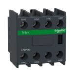 Schneider LADN22 TeSys | Auxiliary contact block, TeSys D, 2NO + 2NC, front mounting, screw terminals