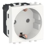Schneider LMR5210001 | Easy Styl - 2 modules Side earth Socket Outlet - White