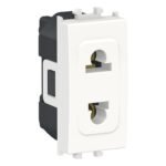 Schneider LMR5510001 | Easy Styl - 1 module Euro-US Socket Outlet - White