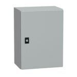 Schneider NSYCRN43200 | Spacial CRN plain door w/o mount.plate. H400xW300xD200 IP66 IK10 RAL7035