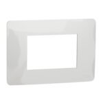 Schneider NU210318 | Cover frame, New Unica, 1 gang, 3 modules, white