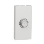 Schneider NU346818 | TV socket, New Unica, mechanism, 1 module, F-Type, IP2xC, white