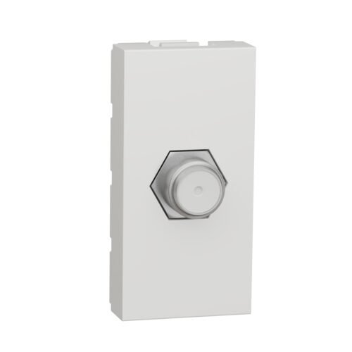 Schneider NU346818 | TV socket, New Unica, mechanism, 1 module, F-Type ...