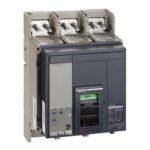 Schneider 33478 | Circuit breaker, ComPact NS1250N, 50kA/415VAC, Micrologic 2.0 trip unit, 1250A, fixed, 3 poles 3d