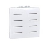 Schneider MGU3.785.18 | Unica - buzzer - 230V AC - 2 m - clip-in - white