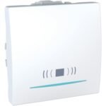 Schneider MGU3.206.18CN | Unica - push-button - 1-way - 10 A 250 VAC - 2 m - white