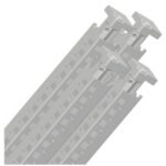 Schneider NSYSFV20 | Set of 4 vertical uprights for Spacial SF enclosure. Height: 2000 mm. RAL 7035.