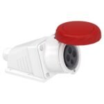 Schneider PKF32W734 | PratiKa socket - screw - angled - 32A - 3P + E - 380...415 V AC - wall