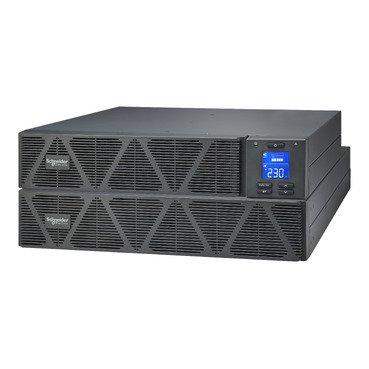 Schneider SRVS3KRILRK UPS | Easy UPS 1 Ph On-Line, 3kVA, Rackmount 4U, 230V, 6x IEC C13 + 1x IEC C19 outlets, Intelligent Card Slot, LCD, Extended Runtime, W/ rail kit
