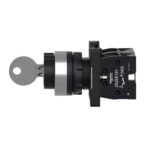 Schneider XA2EG33 | Key selector switch - Ø22 - 3 positions - stay put - 2NO