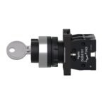Schneider XA2EG63 | Key selector switch - Ø22 - 2 positions - spring return - 2NO