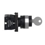 Schneider XA2EG73 Harmony | Key selector switch - Ø22 - 3 positions - spring return - 2NO