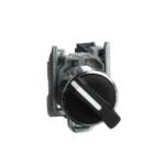 Schneider XB4BD21 Harmony | Selector switch, metal, black, Ø22, 2 positions, stay put, 1 NO