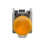 SchneiderXB4BV65 Harmony | Pilot light, metal, orange, Ø22, plain lens with BA9s bulb, <= 250 V