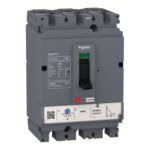 Schneider LV510334 Easypact | circuit breaker EasyPact CVS100F, 36 kA at 415 VAC, 50 A rating thermal magnetic TM-D trip unit, 3P 3d