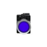 Schneider XA2EW36B1 Harmony | Complete illuminated push button, Easy Harmony XA2, plastic, flush, blue, 22mm, spring return, 24V AC DC, 1NO