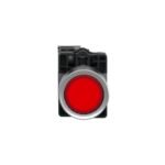 Schneider XA2EW34M2 Harmony | Red flush complete illum push-button - Ø22 - flush - 220V AC - 1NC