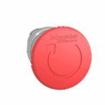 Schneider ZB4BS844 Harmony | Emergency stop head, switching off, metal, red mushroom Ø40, Ø22, trigger latching turn to release