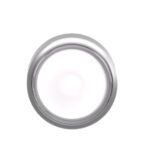 Schneider ZB4BW31 | Illuminated push button head, metal, flush, white, Ø22, spring return, plain lens for BA9s bulb