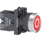 Schneider XA2EA4322 Harmony | Marked head push-button Ø 22 - flush spring return - 1NC