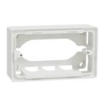 Schneider NU810418 | Surface box, New Unica, 4 modules, 4 knock outs holes, white