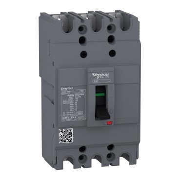 EZC100H3015 | circuit breaker Easypact EZC100H - TMD - 15 A - 3 poles 3d