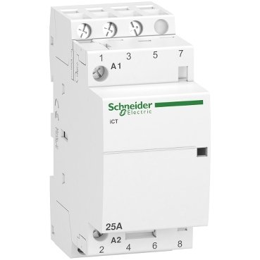 Schneider A9C20833 | contactor iCT - 3 poles - 3 NO - 25 A - 220..240 V AC