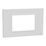 Schneider M3TB03_ALU | Cover frame, Miluz E, 3 gang, Aluminium