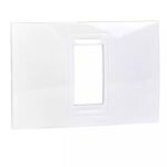 MGU4.101.18 | Unica Allegro - cover frame - 1 module - white