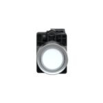 Schneider XA2EW31B1 Harmony | Complete illuminated push button, Easy Harmony XA2, plastic, flush, white, 22mm, spring return, 24V AC DC, 1NO