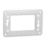 Schneider NU7103P | New Unica, fixing frame, plastic, 3 modules 1 gang